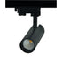 SAND BLACK LED TRACK LUMINAIRE 10W 3000K 3-PHASE 36° 1000LM 230V AC Ra80 Φ55*153MM 5YRS SOLINE1030B4