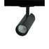 SAND BLACK LED TRACK LUMINAIRE 10W 4000K 1-PHASE 36° 1050LM 230V AC Ra80 Φ55*153MM 5YRS SOLINE1040B2