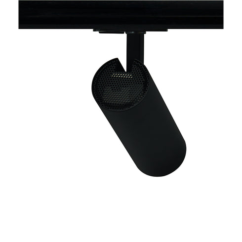 SAND BLACK LED TRACK LUMINAIRE 10W 4000K 1-PHASE 36° 1050LM 230V AC Ra80 Φ55*153MM 5YRS SOLINE1040B2