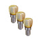 E14 LED 1W YELLOW 230V AC 60Lm 2835SMD Ra80 3PCS-PACK ST26YP