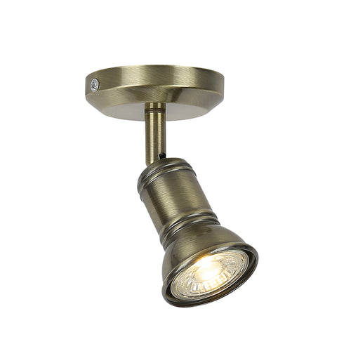 ΕΠΙΤΟΙΧΟ Φ/Σ 1ΧGU10 ΣΑΤΙΝΕ ΜΠΡΟΝΖΕ ΜΕΤΑΛΛΙΚΟ 8X8X14CM BRULEE SU281PBR