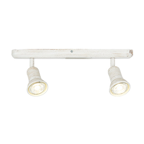 ΕΠΙΤΟΙΧΟ Φ/Σ 2ΧGU10 ΑΝΤΙΚΕ ΛΕΥΚΟ ΜΕΤΑΛΛΙΚΟ 36X6,2X14CM BRULEE SU282PAW