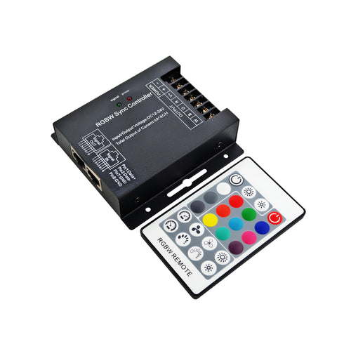 RGBW LED CONTROLLER 32A 384W/12V 768W/24V & RF REMOTE SZ600-RGBW