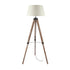 ^FLOOR F/S 1X27 WOOD+BEIGE LAMP+BLACK METAL 65X55X144CM MOUSSE
