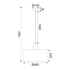 ΚΡΕΜΑΣΤΟ Φ/Σ 1ΧΕ27 CHIOS ΚΡΕΜ ΥΦΑΣΜΑ+ΞΥΛΟ D45XH140CM TF20861PC