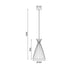 ΚΡΕΜΑΣΤΟ Φ/Σ 1ΧΕ27 BAMBOO D30XH154CM SERIFOS TF661P30BO