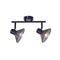 WALL FIXTURE 2X14 PALOMA BLACK METALLIC 32X13X19CM