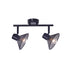 WALL FIXTURE 2X14 PALOMA BLACK METALLIC 32X13X19CM