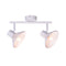 WALL FIXTURE 2X14 PALOMA WHITE METALLIC 32X13X19CM