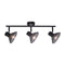 WALL FIXTURE 3X14 PALOMA BLACK METALLIC 53X13X19CM