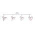WALL-MOUNTED F/S 4XE14 PALOMA WHITE METALLIC 75X13X19CM