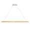 PENDANT F/S LED 13W 3000K 1300LM CANELA WOOD+WHITE MET/CO 83.5X8XH100CM