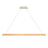 PENDANT F/S LED 13W 3000K 1300LM CANELA WOOD+WHITE MET/CO 83.5X8XH100CM