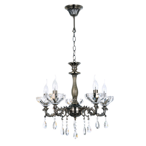 ΚΡΕΜΑΣΤΟ Φ/Σ 5ΧΕ14 ΜΕΤΑΛΛΙΚΟ ΜΠΡΟΝΖΕ+ΚΡΥΣΤΑΛΛΟ Φ54ΧΗ130CM SARTO TNK854535P