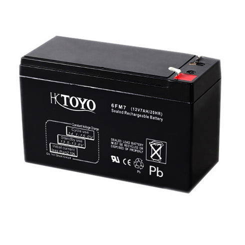 ΜΠΑΤΑΡΙΑ 12V 7Ah TOYO (UPS) TO127UPS