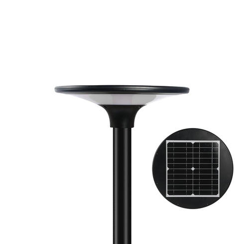 LED SOLAR URBAN LUMINAIRE 20W ΜΕ DIP-SWITCH CCT 3000K-4000K 2100LM RA80 IP65 30.000HRS TOUR20CCT