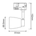 ^TRACK SPOT GU10 4C WHITE No40