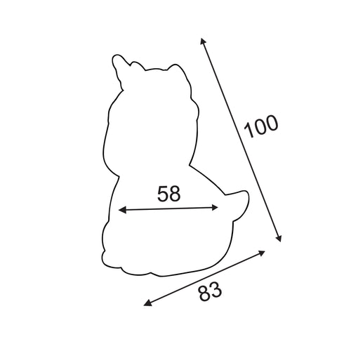 “EVERGLOW NIGHT LIGHT” NIGHT LIGHT - UNICORN 1 LED BULB BATTERY (3xLR44 INCLUDED)