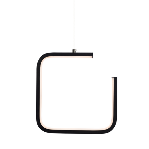 ΚΡΕΜΑΣΤΟ Φ/Σ LED 8W 3000K 780LM ΜΑΥΡΟ ΜΕΤΑΛΛΙΚΟ 22X11XH129CM EUCLID1 V27LEDP22BK