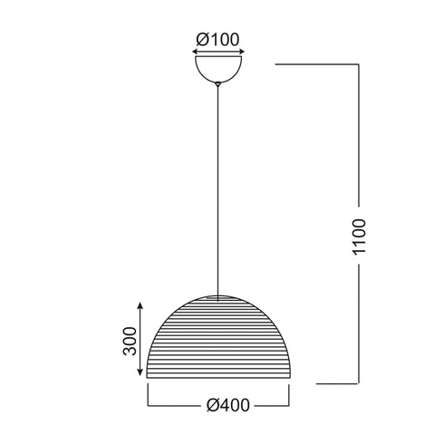 ΚΡΕΜΑΣΤΟ 1Χ100W ΠΛΕΓΜΑ Ε27 ZINC V28507IP40