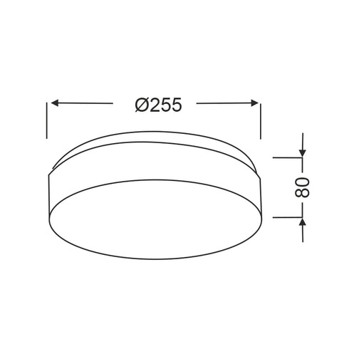 ΠΛΑΦΟΝΙΕΡΑ ΛΕΥΚΟ ΓΥΑΛΙ 2x40W Φ25 PARFAIT V287071C25