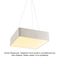 ΚΡΕΜΑΣΤΟ Φ/Σ LED 40W 3200LM 3000K ΛΕΥΚΟ ΜΕΤ/ΚΟ 48X48XH140CM EMERY V28LEDP48WH