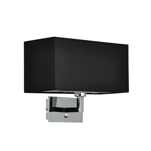 APPLIQUE 1XE27 WITH BLACK FABRIC LAMP TITCHIANO