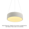 ΚΡΕΜΑΣΤΟ Φ/Σ LED 32W 2560LM 3000K ΛΕΥΚΟ ΜΕΤ/ΚΟ D35XH140CM OPTIMUS V29LEDP35WH