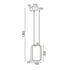 ΚΡΕΜΑΣΤΟ Φ/Σ LED 11W 3000K 1044LM ΜΑΥΡΟ ΜΕΤΑΛΛΙΚΟ 18X11XH136CM SYMETRIA V30LEDP18BK