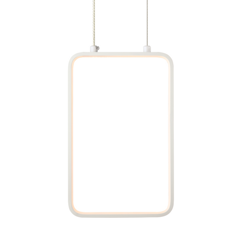 ΚΡΕΜΑΣΤΟ Φ/Σ LED 11W 3000K 1044LM ΛΕΥΚΟ ΜΕΤΑΛΛΙΚΟ 18X11XH136CM SYMETRIA V30LEDP18WH