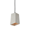 PENDANT F/S 1X27 CEMENT ASYMMETRICAL 15.5X15.5X120CM ELTON