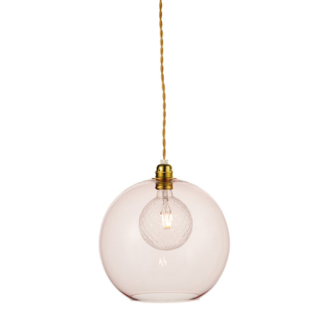 ΚΡΕΜΑΣΤ 1ΧΕ27 ΔΙΑΦΑΝ ΡΟΖ ΓΥΑΛ+ΧΡΥΣΗ ΜΕΤΑΛ.ΑΝΑΡΤΗΣ Φ30ΧΗ120CM PYTHIA V3643330LP