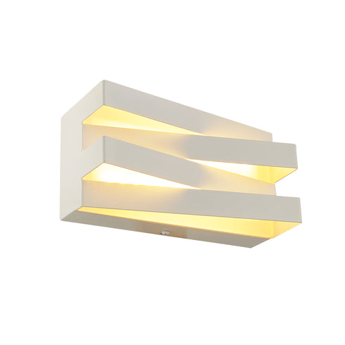 ^WALL F/S LED 12W 3000K 960LM WHITE MET/CO 20X11X9CM MILANO