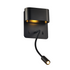 ^WALL F/S LED 8W 3000K 640LM BLACK MET/CO 16X9X45CM PRIAMUS