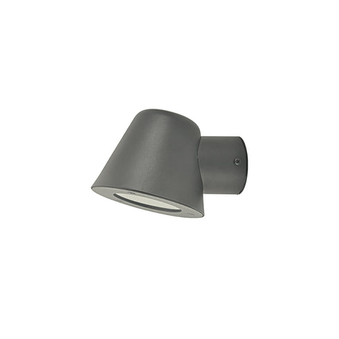 ^BLACK WALL LIGHTING VIDA 1XGU10 MAX.35W IP44 WITH CLEAR GLASS