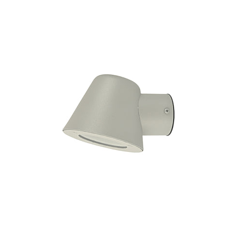 ^GRAY WALL LIGHTING VIDA 1XGU10 MAX.35W IP44 WITH CLEAR GLASS