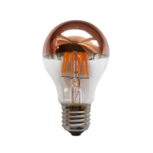 LED E27 A60 ROSE GOLD DIM 6W 2700K 230V AC 690LM RA80