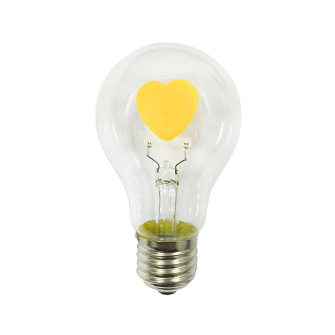 E27 A60 HEART 2W 2700K 230V AC 200LM LED COG