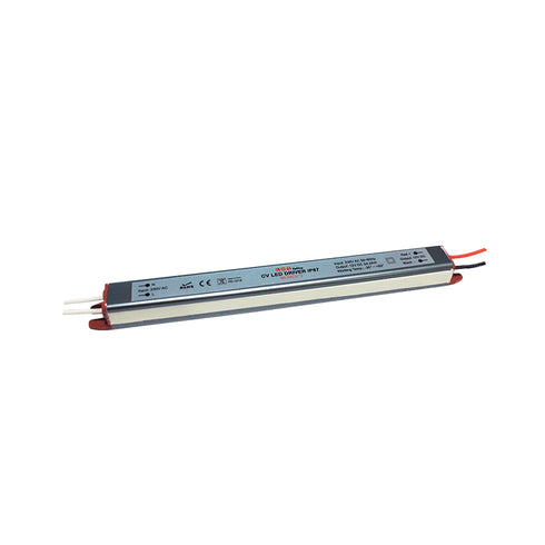 LINEAR METAL CV LED DRIVER 24W 230V AC-12V DC 2A IP67 WITH CABLES WL24CV12