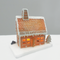 LED WW ΔΙΑΚ/ΚΟ GINGERBREAD ΣΠΙΤΙ ΛΕΥΚΟ&ΚΑΦΕ 3ΑΑ(ΜΠΑΤ)25Χ15Χ23CM X0323