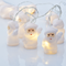 "SILICONE SANTA", 10 LED ΛΑΜΠΑΚΙΑ ΣΕΙΡΑ ΜΠΑΤΑΡΙΕΣ (2xAA), WW, IP20, 135+30cm, ΔΙΑΦ. ΚΑΛ. ΤΡΟΦ. X04101105