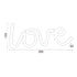 LOVE, 118 NEON LED ΛΑΜΠΑΚΙΑ ΜΕ ΜΠΑΤΑΡΙΑ (3xAA)/USB, WW, IP20, 35.5x2x13cm X041181322