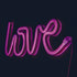 LOVE, 118 NEON LED ΛΑΜΠΑΚΙΑ ΜΕ ΜΠΑΤΑΡΙΑ (3xAA)/USB, ΡΟΖ, IP20, 35.5x2x13cm X041187322