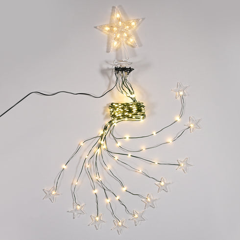 190 LED ΧΤΑΠΟΔΙ ΛΑΜΠ. ΜΕ ΑΣΤΕΡΙ,WW, USB REMOTE ΜΕ 8 ΠΡΟΓΡ., 10 ΟΥΡΕΣ IP44, 10*180cm, 5m ΚΑΛΩΔ ΤΡΟΦ. X041901525