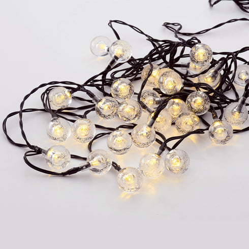 30 WW SOLAR LEDS, ΠΛΑΣΤΙΚΑ ΜΠΑΛ. ΛΑΜΠ. ΣΕΙΡΑ, ΜΠΑΤ., ΦΒ ΠΑΝΕΛ, FLASH, ΜΑΥΡΟ ΚΑΛ., IP44, 4.35m+2m X043014232