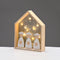 WOODEN HOUSE ΓΚΡΙ 10 LED ΛΑΜΠ ΚΑΛΩΔΙΟ ΧΑΛΚΟΥ ΘΕΡΜΟ ΣΤΑΘΕΡΟ ΜΠΑΤ (2ΧΑΑA) 20*4,5*25cm IP20^ X051401125