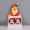 "WOODEN SANTA CALENDAR" 6 LED WW Λ/ΚΙΑ ΜΠ/ΡΙΕΣ (2AAΑ) IP20 12.5X6.7X20.5M X0561108