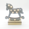 "WOODEN GREY HORSE", 10 MINI LED ΛΑΜΠ. ΜΠΑΤ. (2xAA), WW,IP20, 17X4.5X16CM X061011239