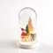 "SANTA, PLASTIC SNOWY COVER BALL" 5 MINI LED ΛΑΜΠ. ΜΠΑΤ. (2xAAA), WW,IP20, D11X19CM X06511216