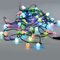 "WHITE BALL" 80 RGBY LED ΛΑΜΠ. ΣΕΙΡΑ, 10CM, ΑΝΤΑΠΤ (4.5V) & ΠΡΟΓΡ., ΕΠΕΚΤ (ΜΑΧ 3) IP44, 8m+3m X068034101